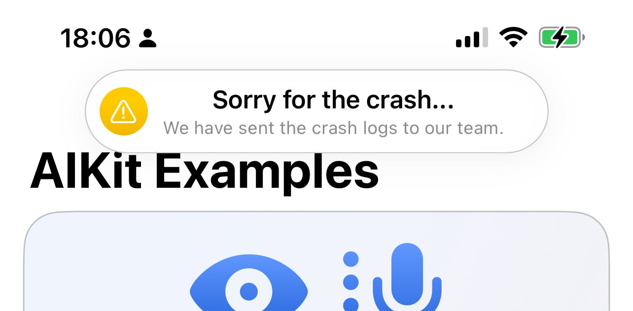 App Crash Notif