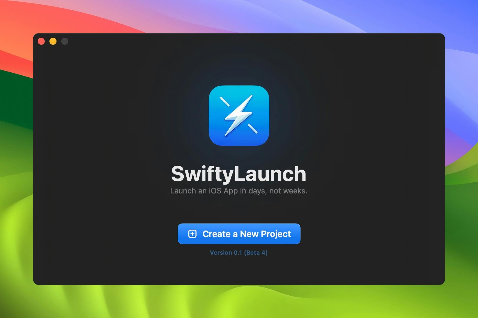 SwiftyLaunch Welcome Screen